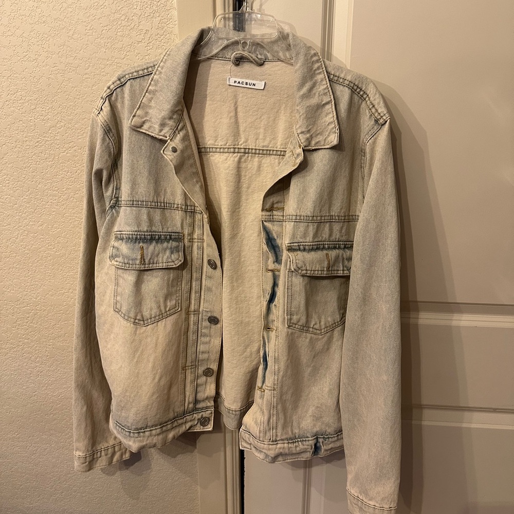 PacSun Light Denim Shirt Jacket